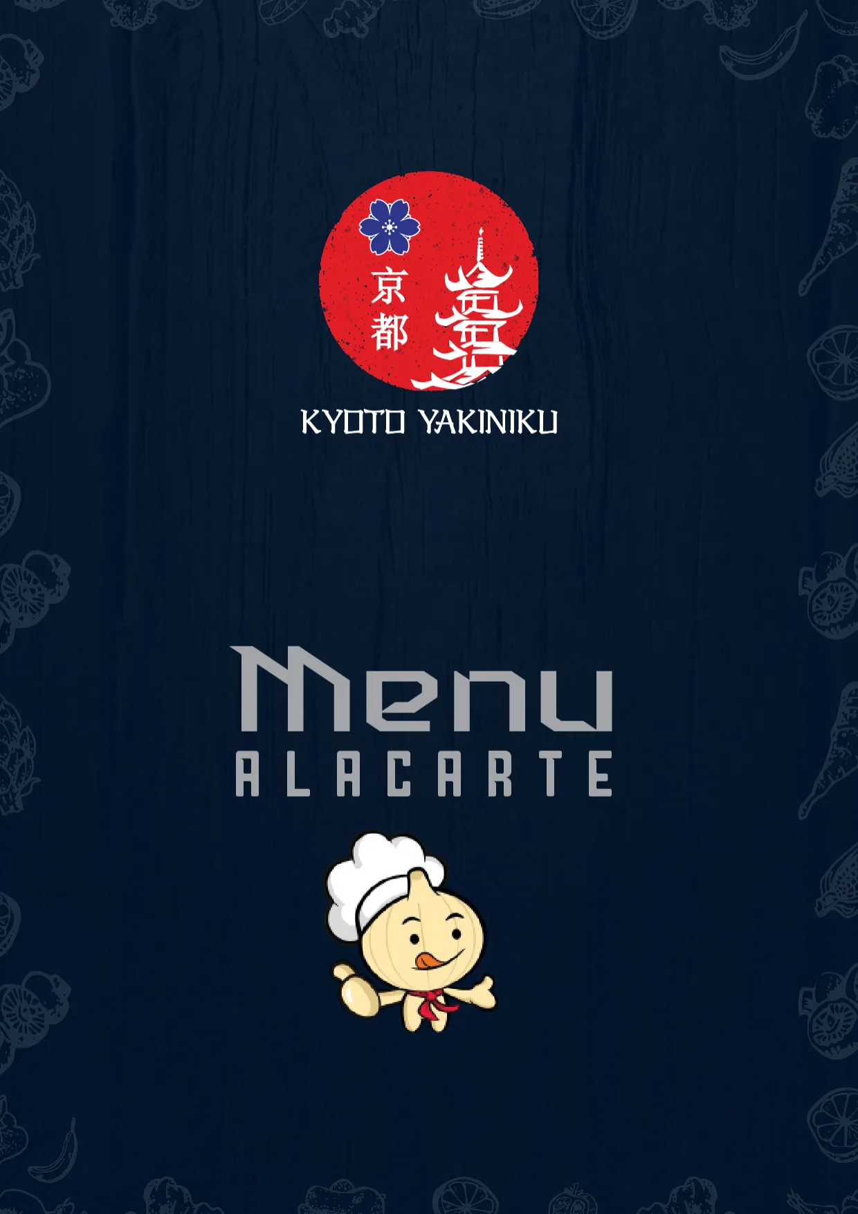 Menu gọi món trang 1: bìa